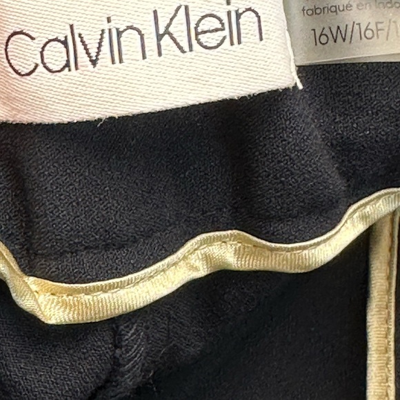 Calvin Klein Women's Elastic Waist Pull On Suit Separates Pants - Navy Blue - Picture 5 of 10